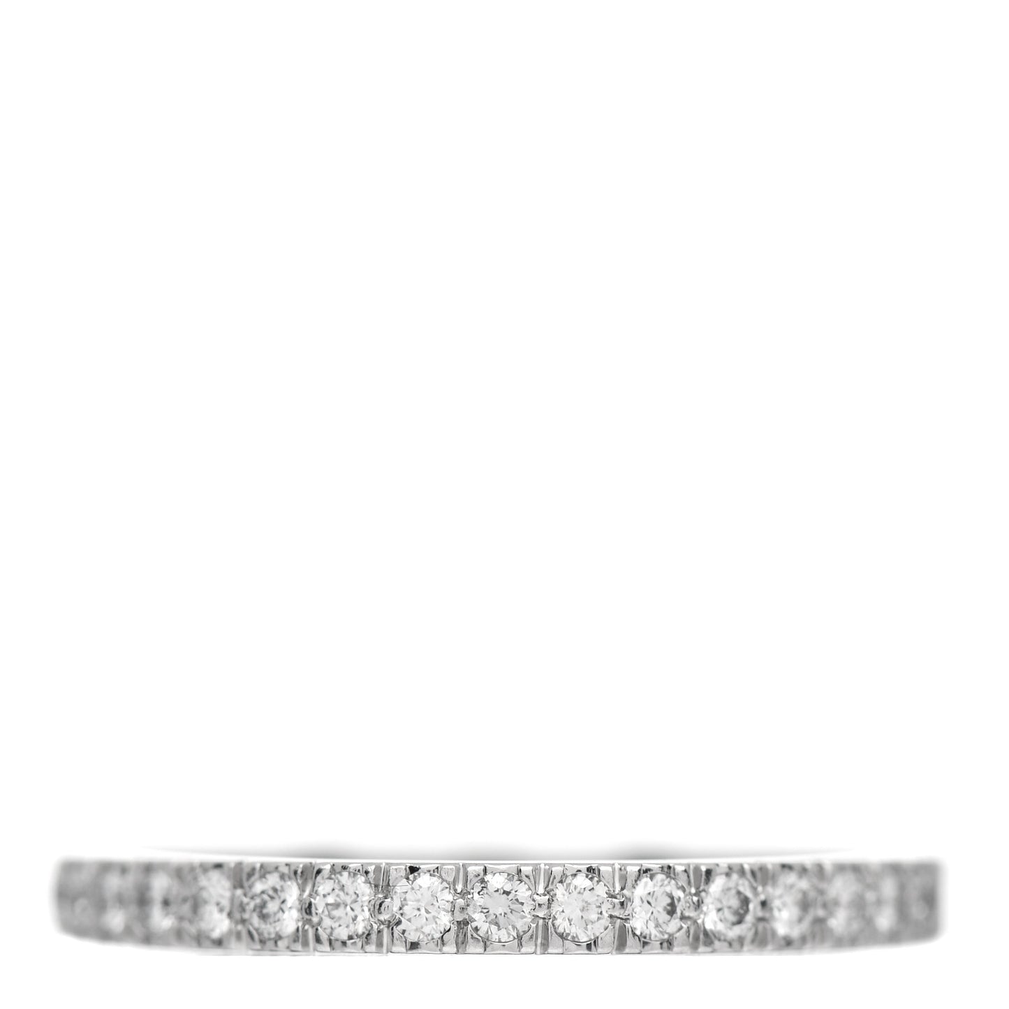 Platinum Diamond .34ctw Soleste Eternity Band Ring 52 6