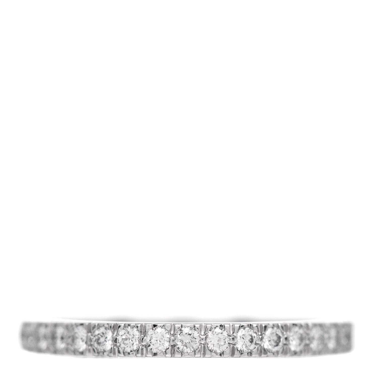 Tiffany Platinum Diamond .34ctw Soleste Eternity Band Ring 52 6 3 of 5