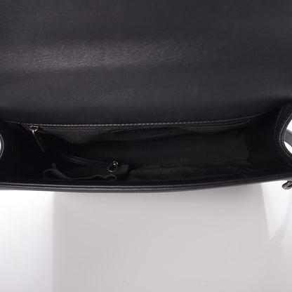 Chanel Calfskin Chevron Quilted Large Boy Flap Black 5 of 10