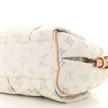 Louis Vuitton Glitter Monogram Cabas GM White 10 of 11
