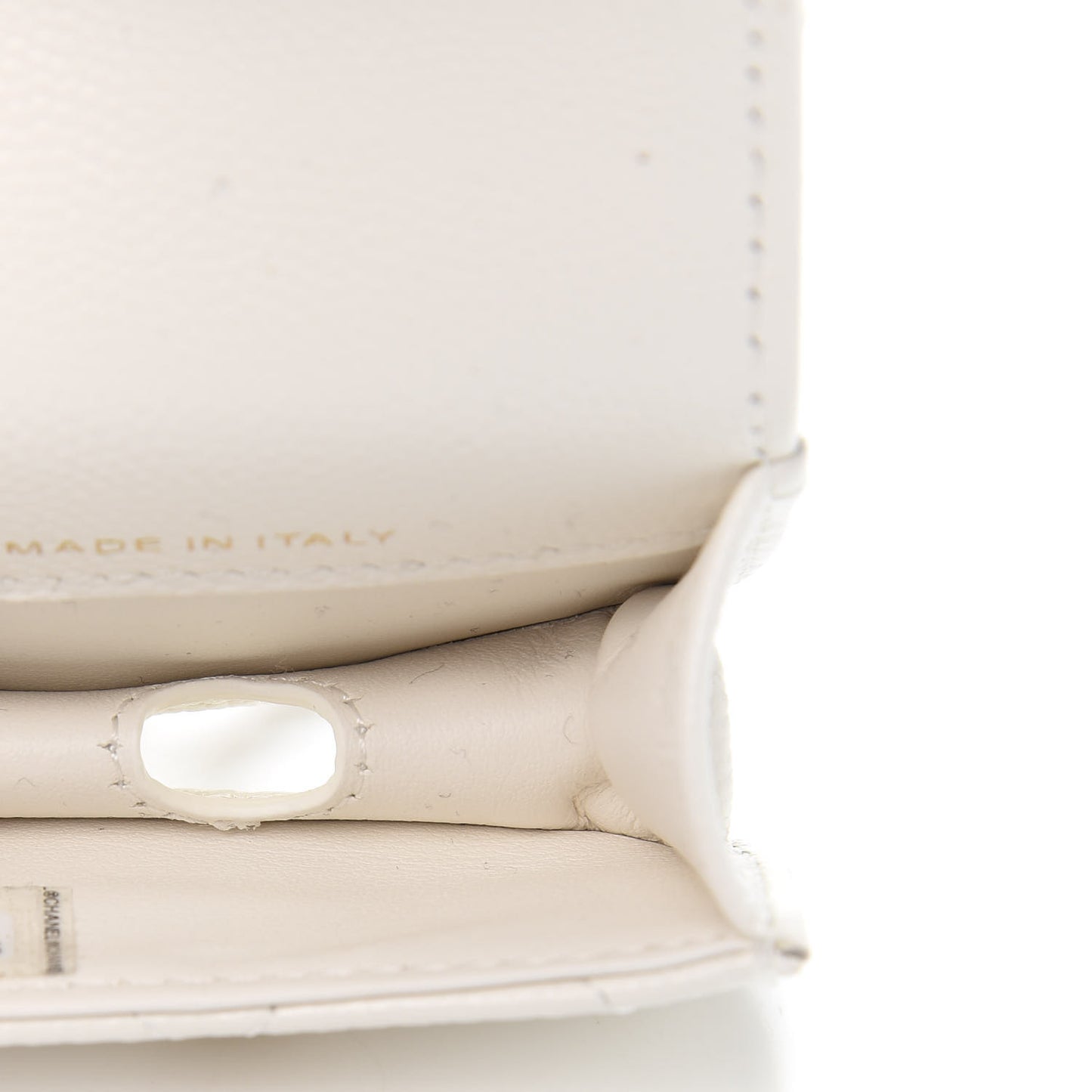 Caviar Quilted Airpods Pro Case White