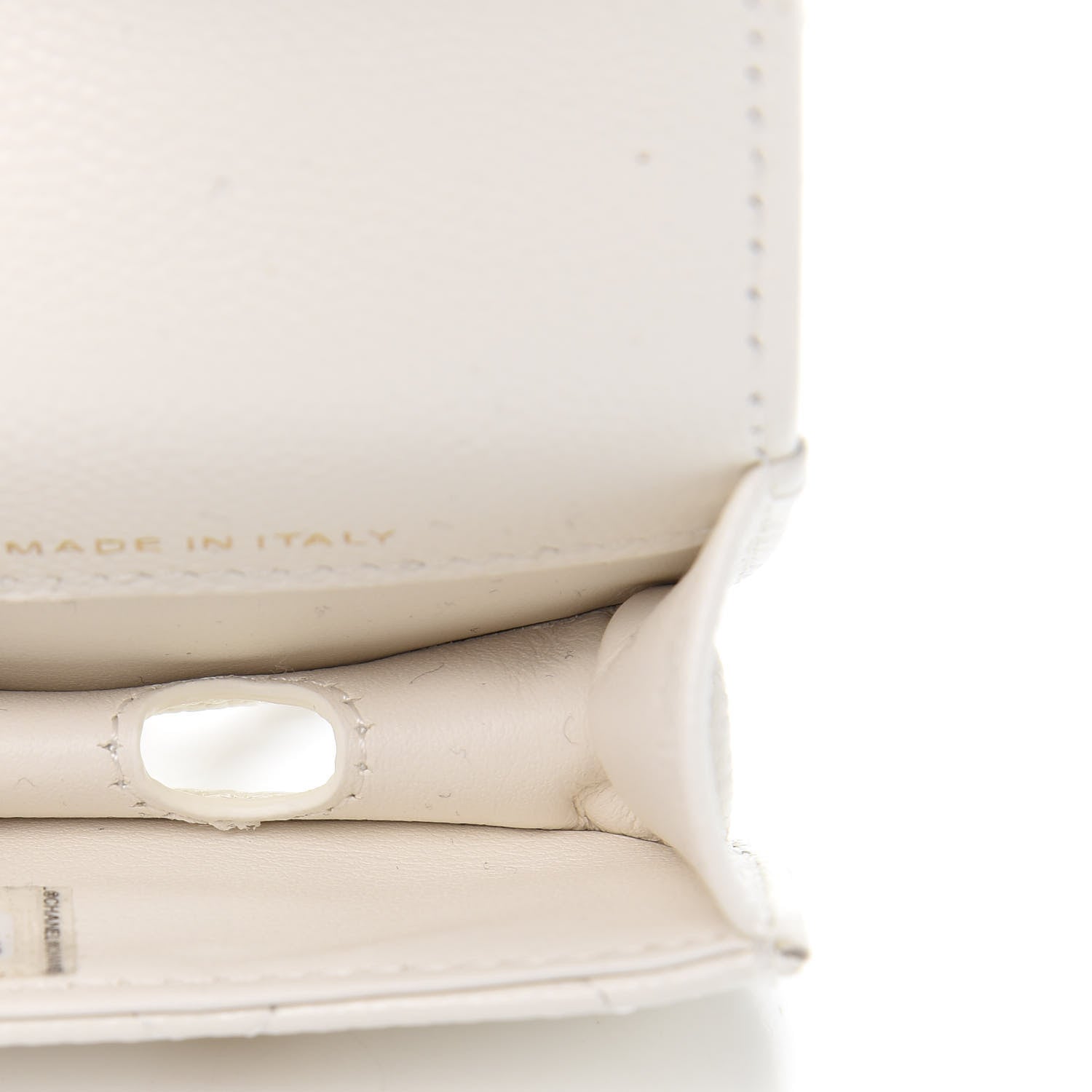 Chanel Caviar Quilted Airpods Pro Case White 5 of 12