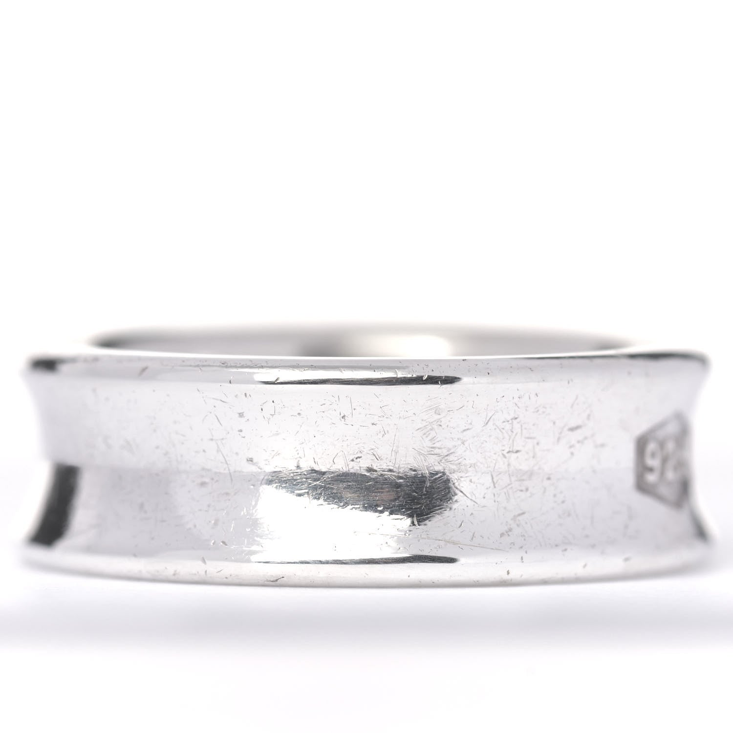 Tiffany Sterling Silver 1837 Band Ring 54 6.75 6 of 6