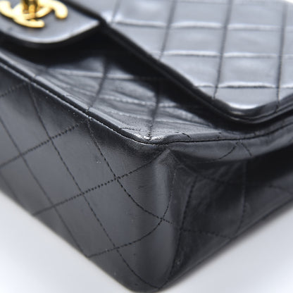 Chanel Lambskin Quilted Medium Double Flap Black 11 of 18