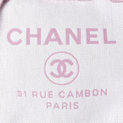 Chanel Woven Straw Raffia Small Deauville Messenger Pink 7 of 11