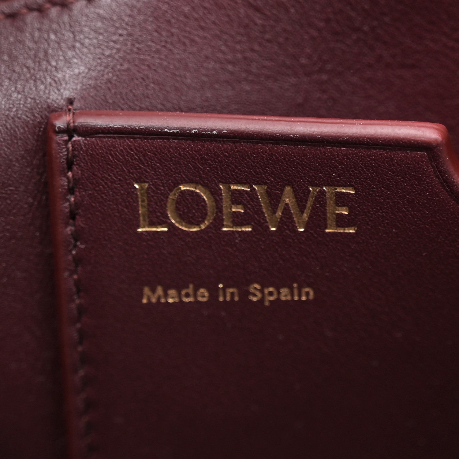 Loewe Supple Calfskin Large Madrid Bag Dark Burgundy 6 of 9