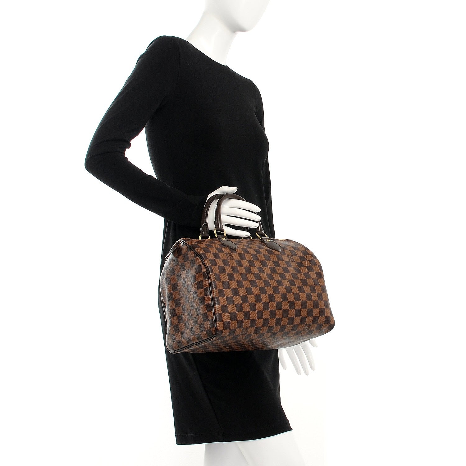 Louis Vuitton Damier Ebene Speedy 30 2 of 9
