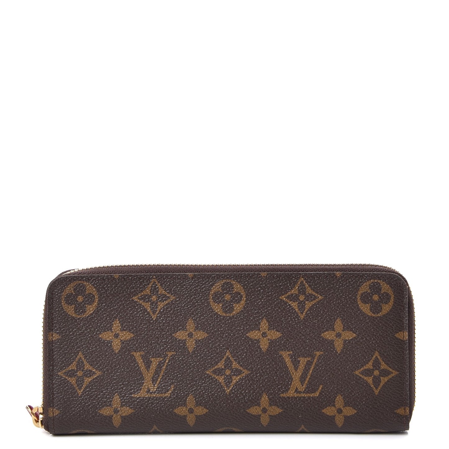 Monogram Clemence Wallet Fuchsia