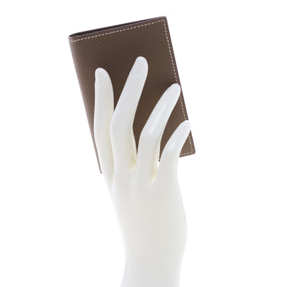 Hermes Epsom MC2 Euclide Card Holder Case Etoupe 2 of 7