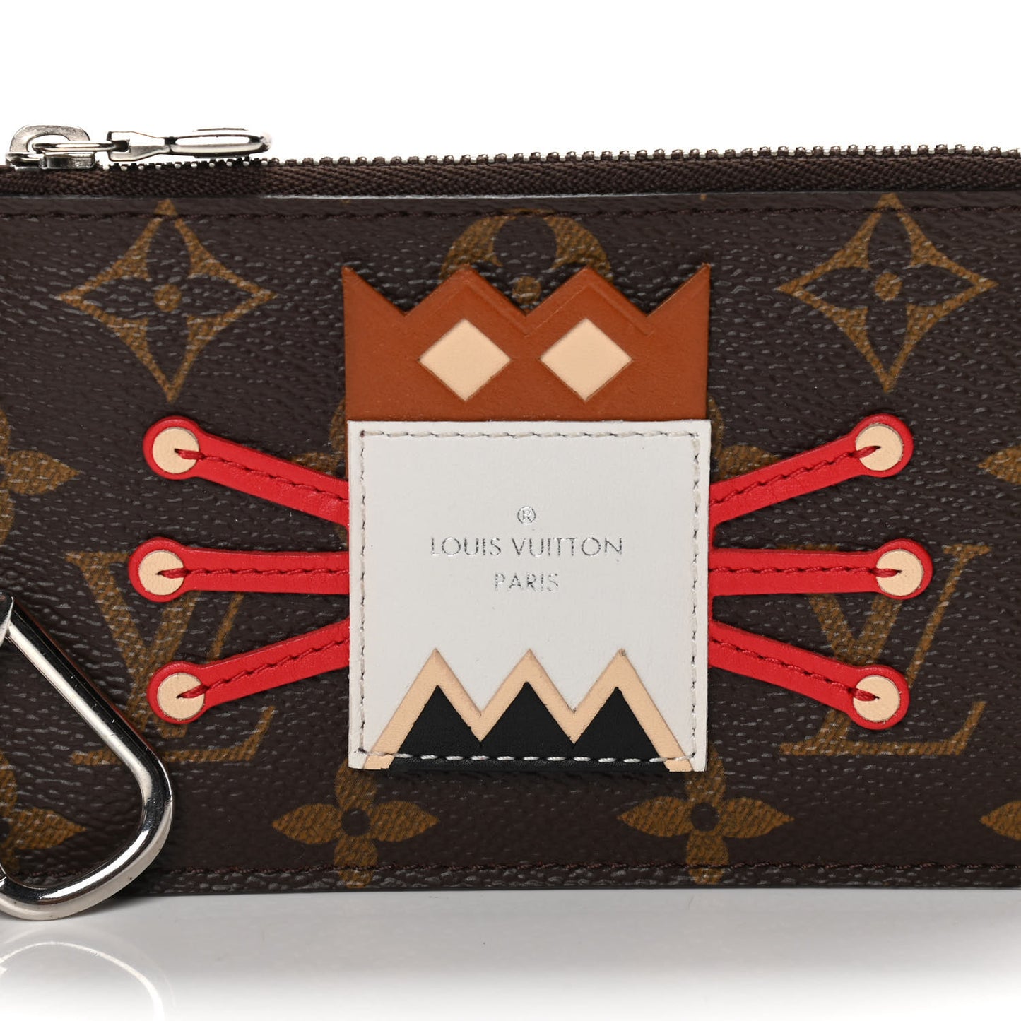 Monogram Tribal Key Pouch