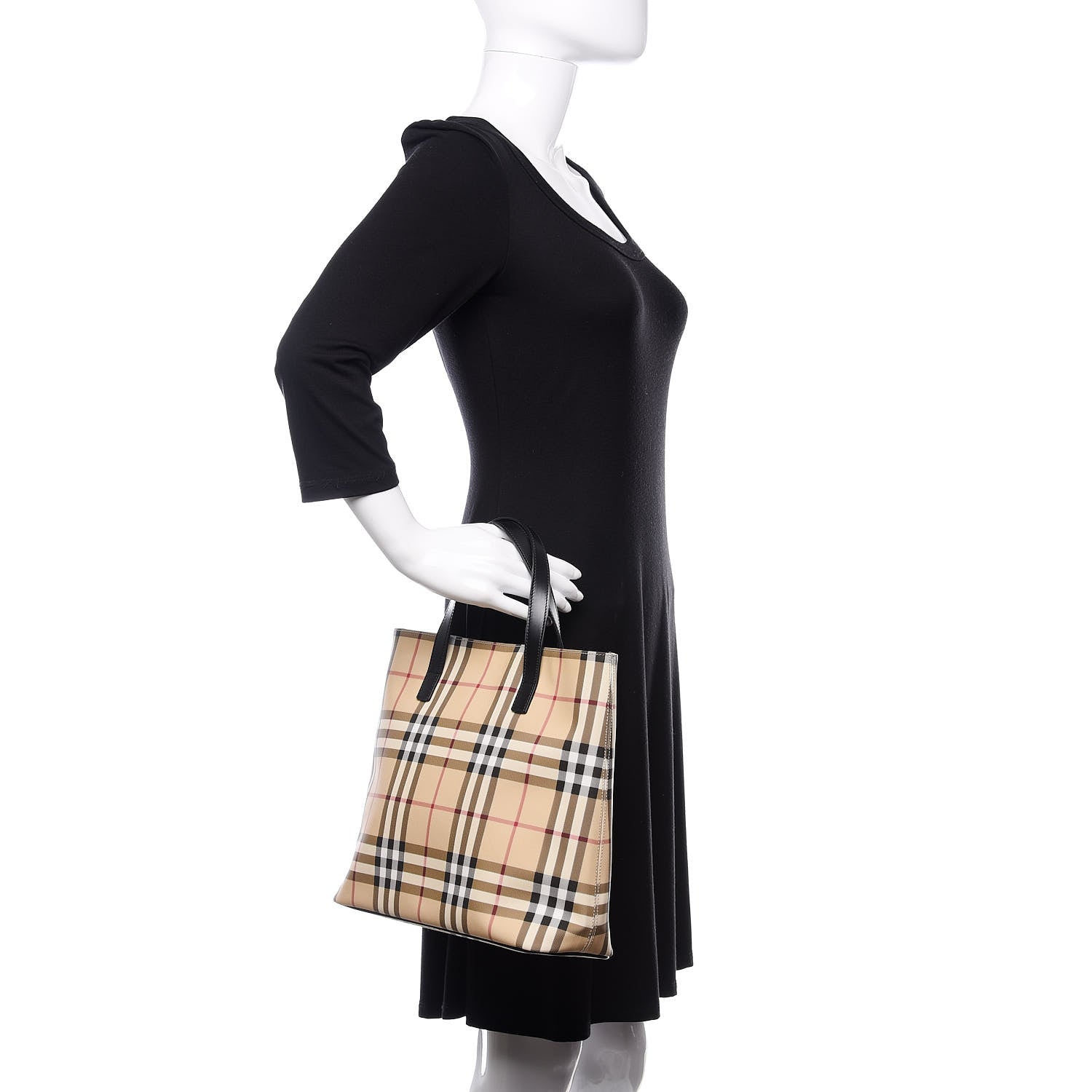 Burberry House Check Medium Tote Black 2 of 10