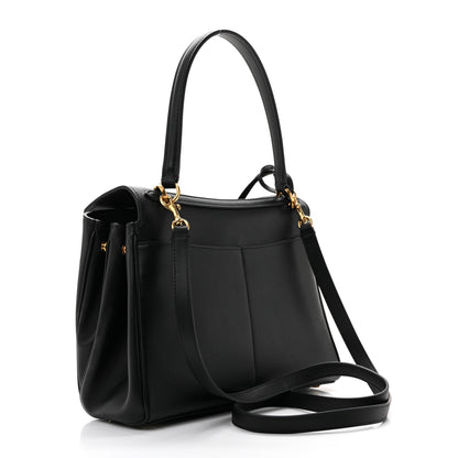 Balenciaga Natural Smooth Calfskin Small Rodeo Top Handle Handbag Black 3 of 12