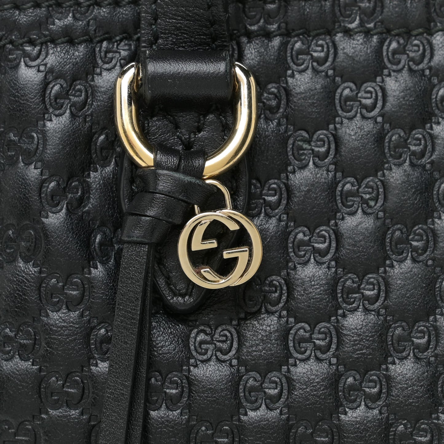 Microguccissima Small Bree Tote Black