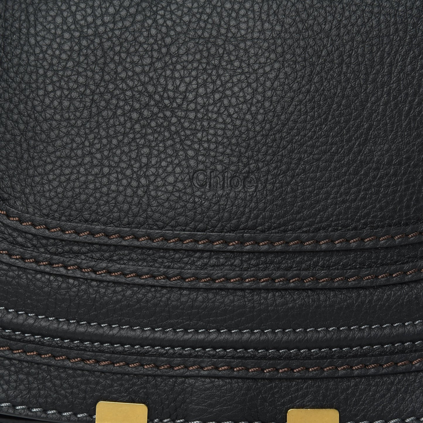 Calfskin Medium Marcie Satchel Black