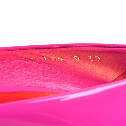 Valentino Garavani Patent Tonal One Stud 100mm Pumps 39 Pink PP 6 of 9