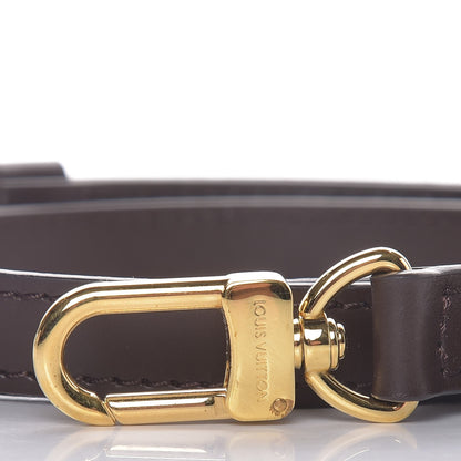 Louis Vuitton Calfskin 16mm Adjustable Shoulder Strap Brown 2 of 4