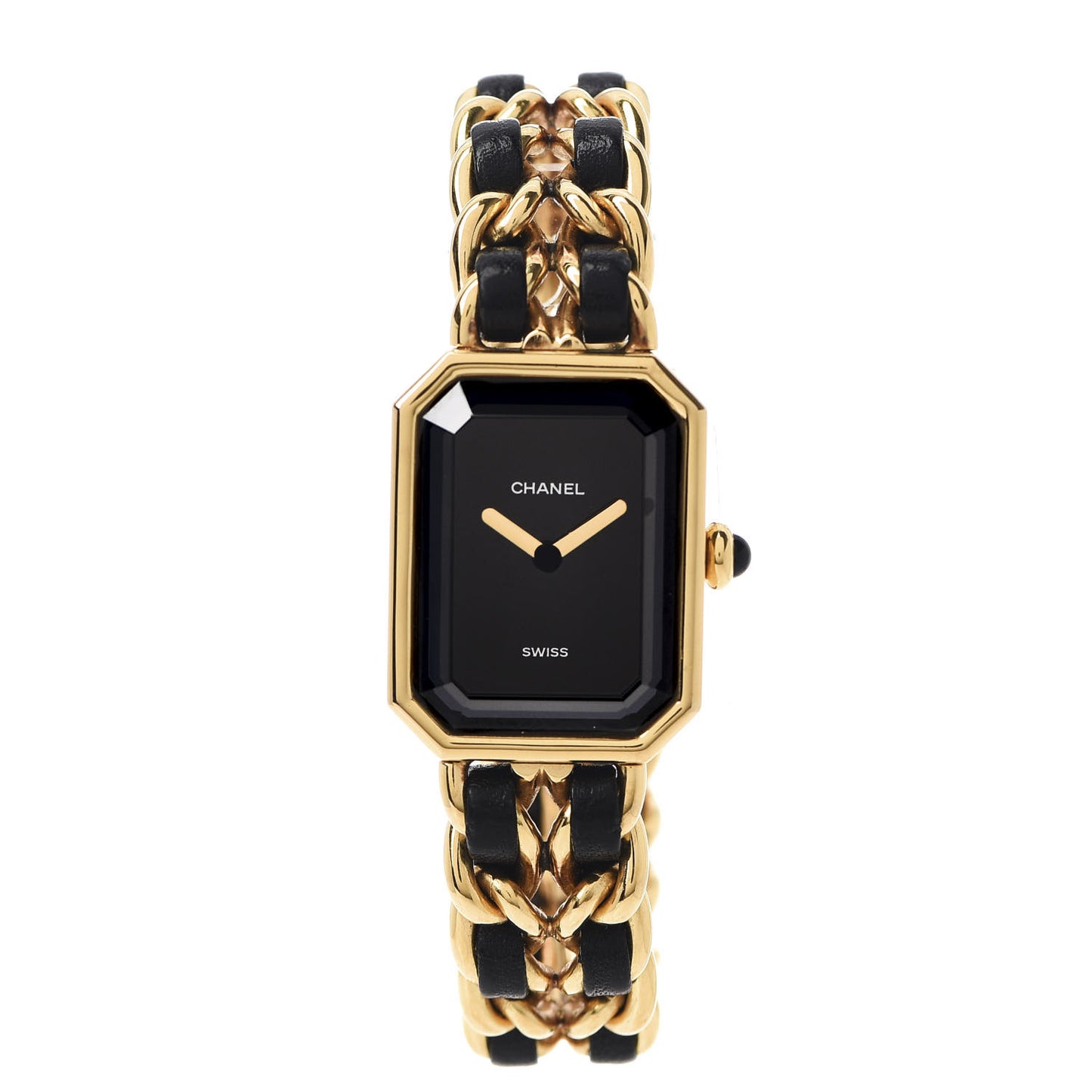 Stainless Steel Lambskin 20mm Chain Premiere Quartz Watch Gold M