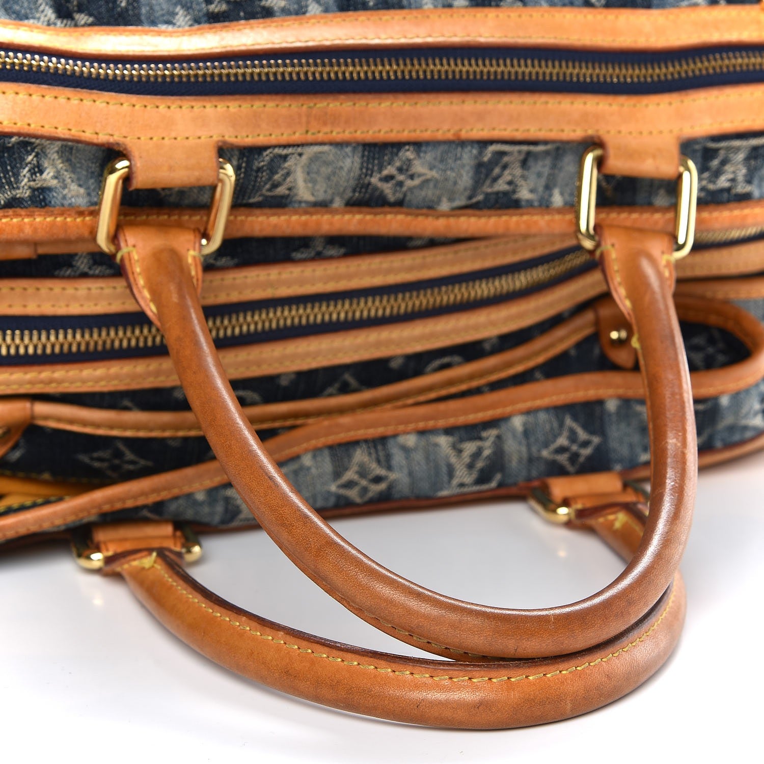 Louis Vuitton Denim Raye Cabas GM 9 of 19