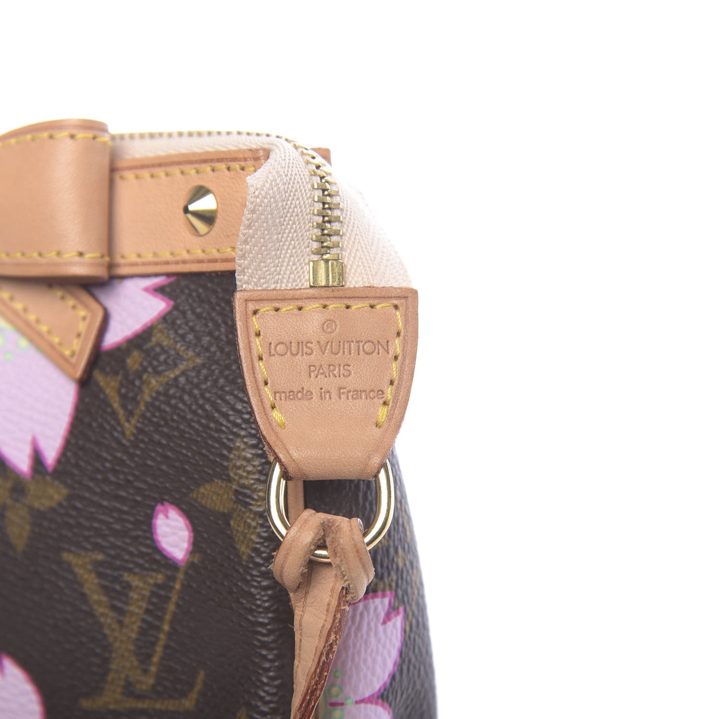 Monogram Cherry Blossom Pochette Accessories Brown