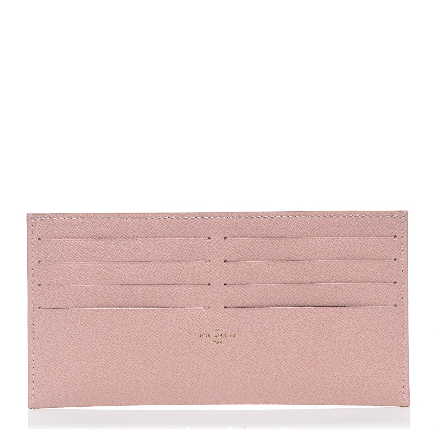Calfskin Felicie Card Holder Insert Rose Ballerine