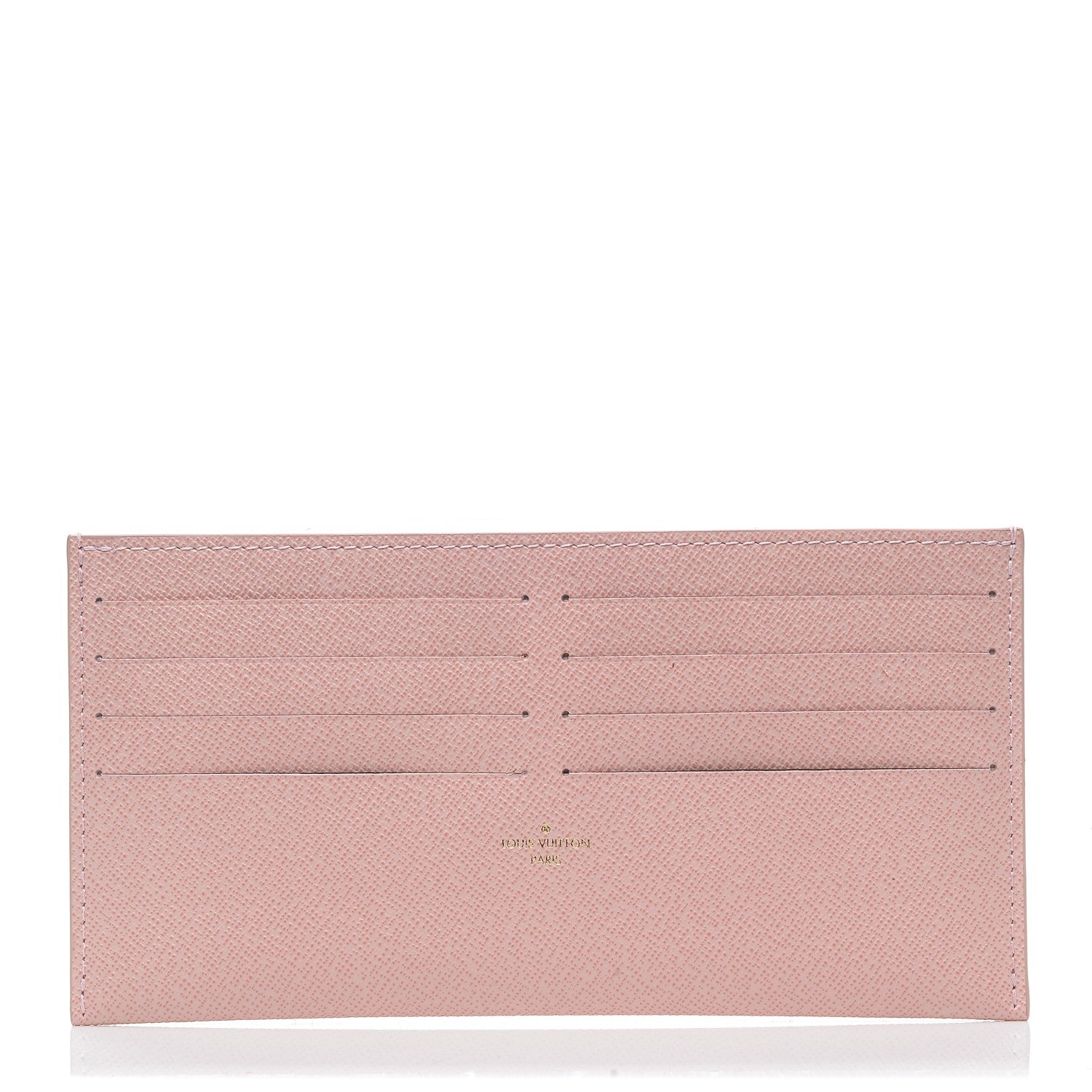 Louis Vuitton Calfskin Felicie Card Holder Insert Rose Ballerine 1 of 6