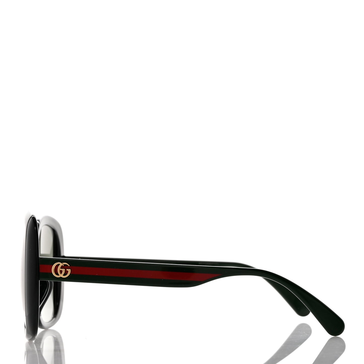 Acetate Oversized Square GG Web Sunglasses GG0714SA Black