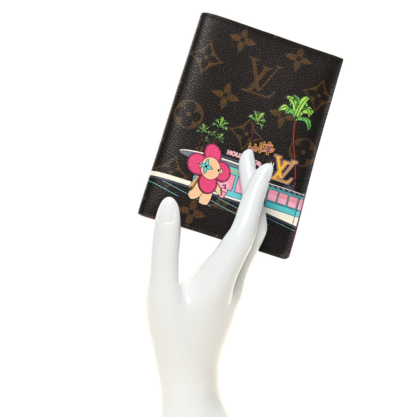 Monogram 2021 Christmas Animation Hollywood Passport Cover Fuchsia