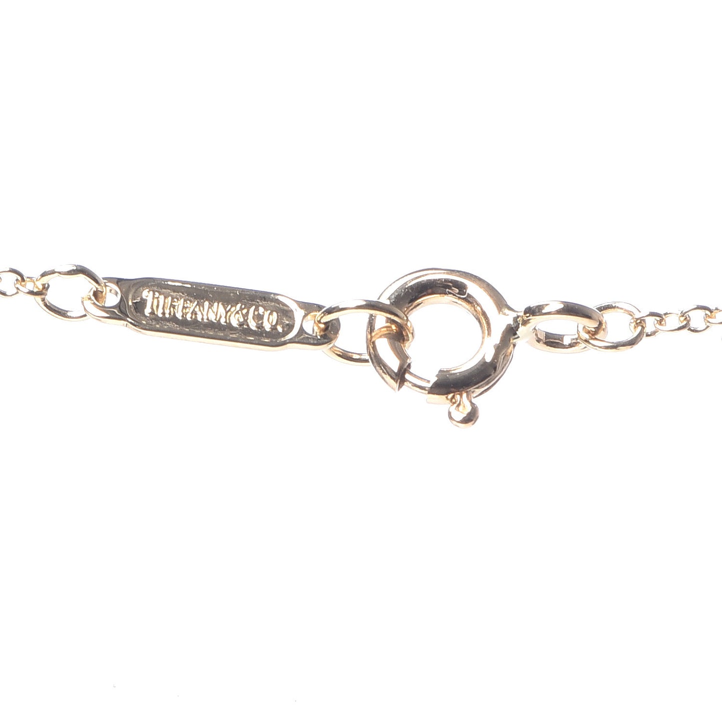 18K Yellow Gold Small Puff Heart Pendant Necklace