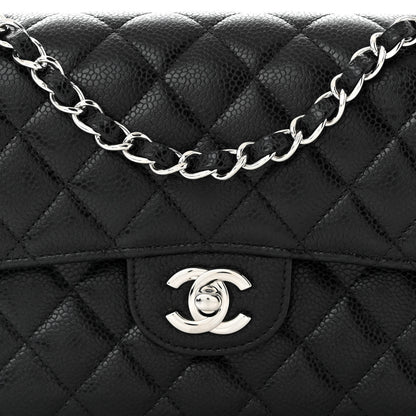 Chanel Caviar Quilted Small Double Flap Black 8 of 10