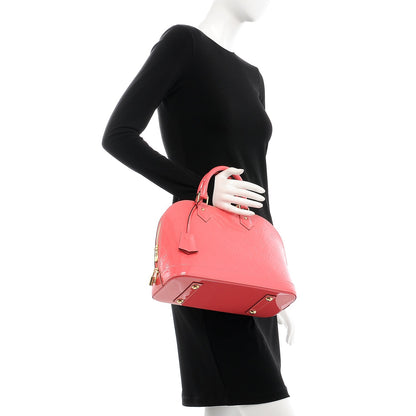 Louis Vuitton Vernis Alma PM Rose Litchi 2 of 9