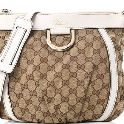 Gucci Monogram Small D Ring Messenger White 8 of 13