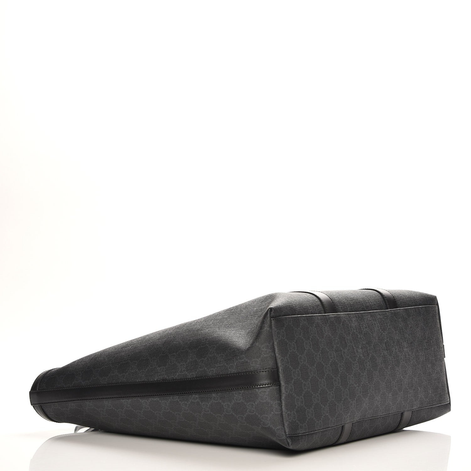Gucci GG Supreme Monogram Tote Black Grey 4 of 7