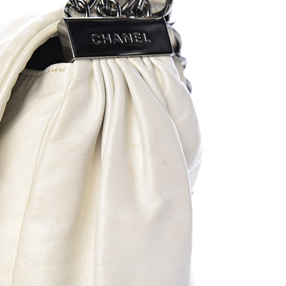 Chanel Calfskin Large Rock and Chain Flap White 14 of 15