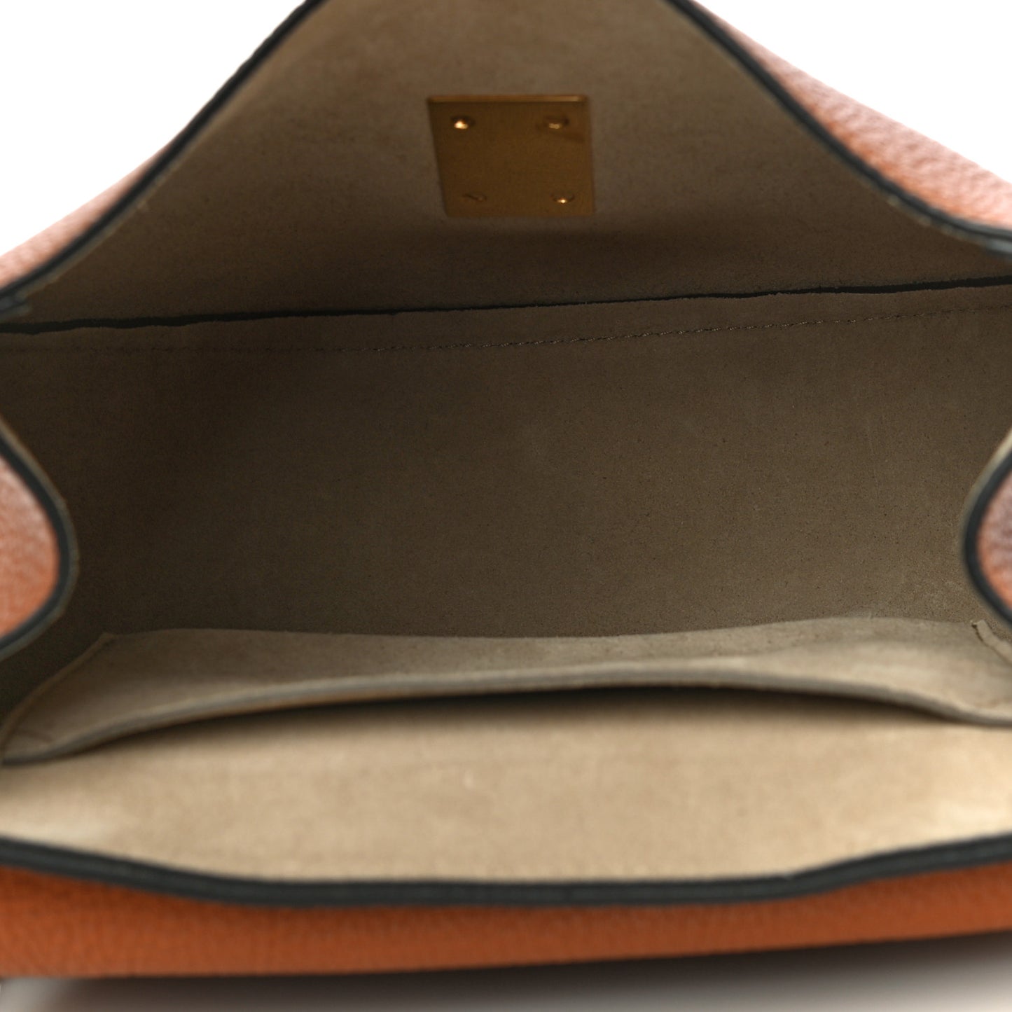 Grained Lambskin Mini Drew Shoulder Bag Caramel