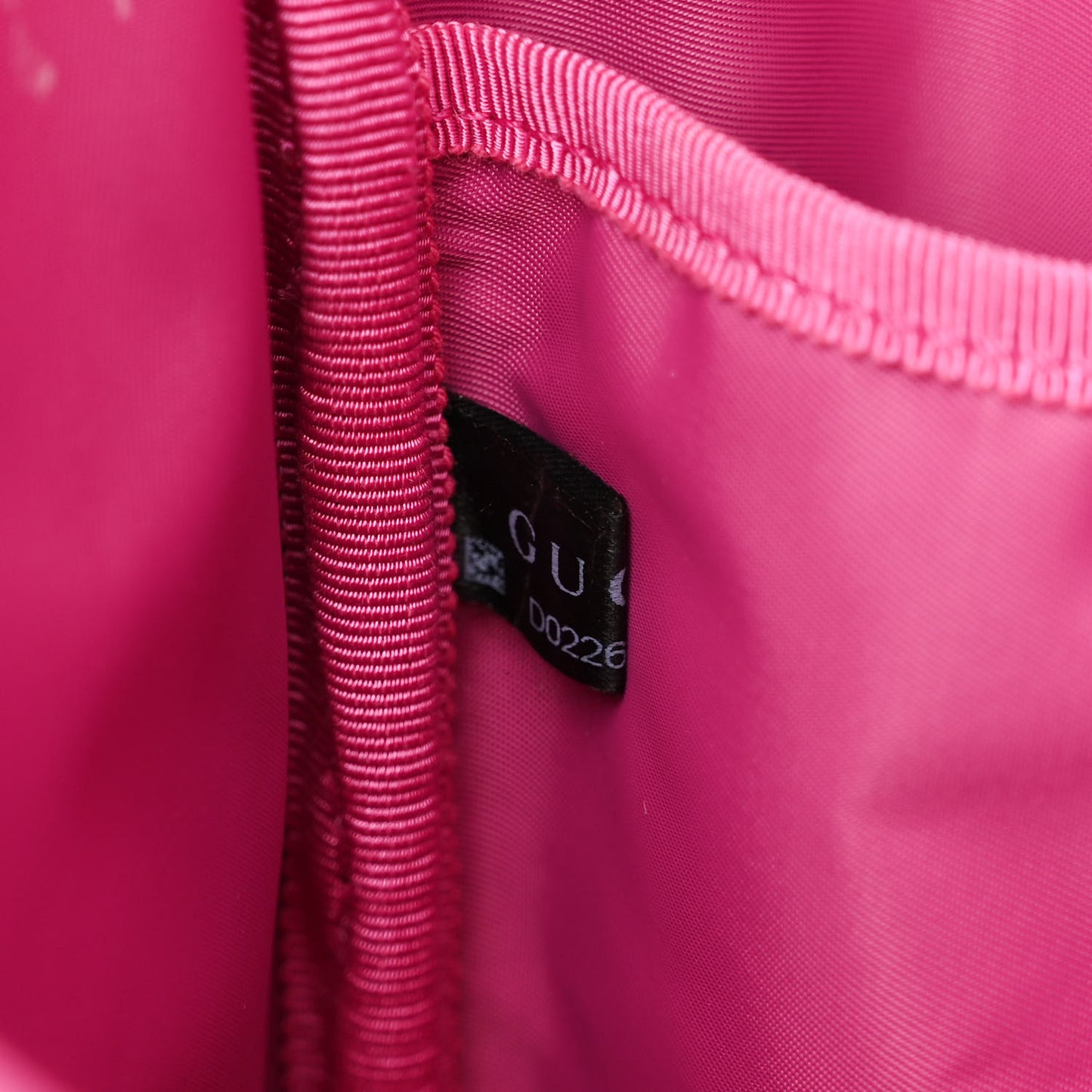 GG Supreme Monogram Rose Bud Diaper Bag Pink