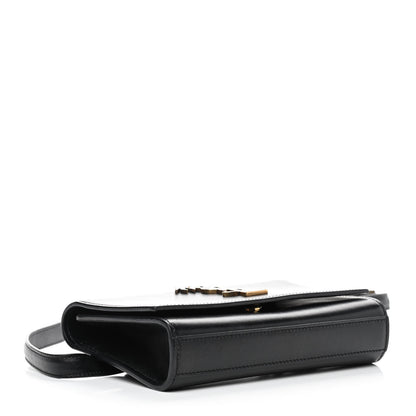 Saint Laurent Smooth Calfskin Monogram Palm Tree Kate Belt Bag Black 4 of 10