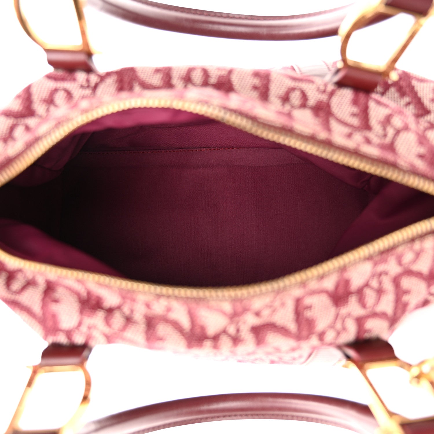 Christian Dior Monogram Boston Red 5 of 10