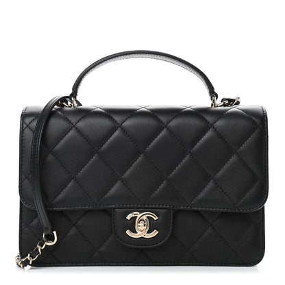 Chanel Calfskin Quilted Coco Lady Flap Black 1 of 8
