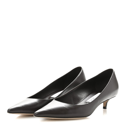 Jimmy Choo Calfskin Amelia 35 Pumps 37 Chocolate 4 of 11