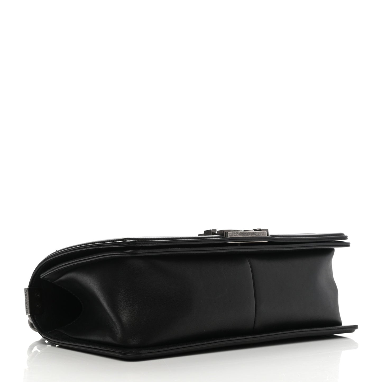 Lambskin Quilted Medium Boy Flap Black