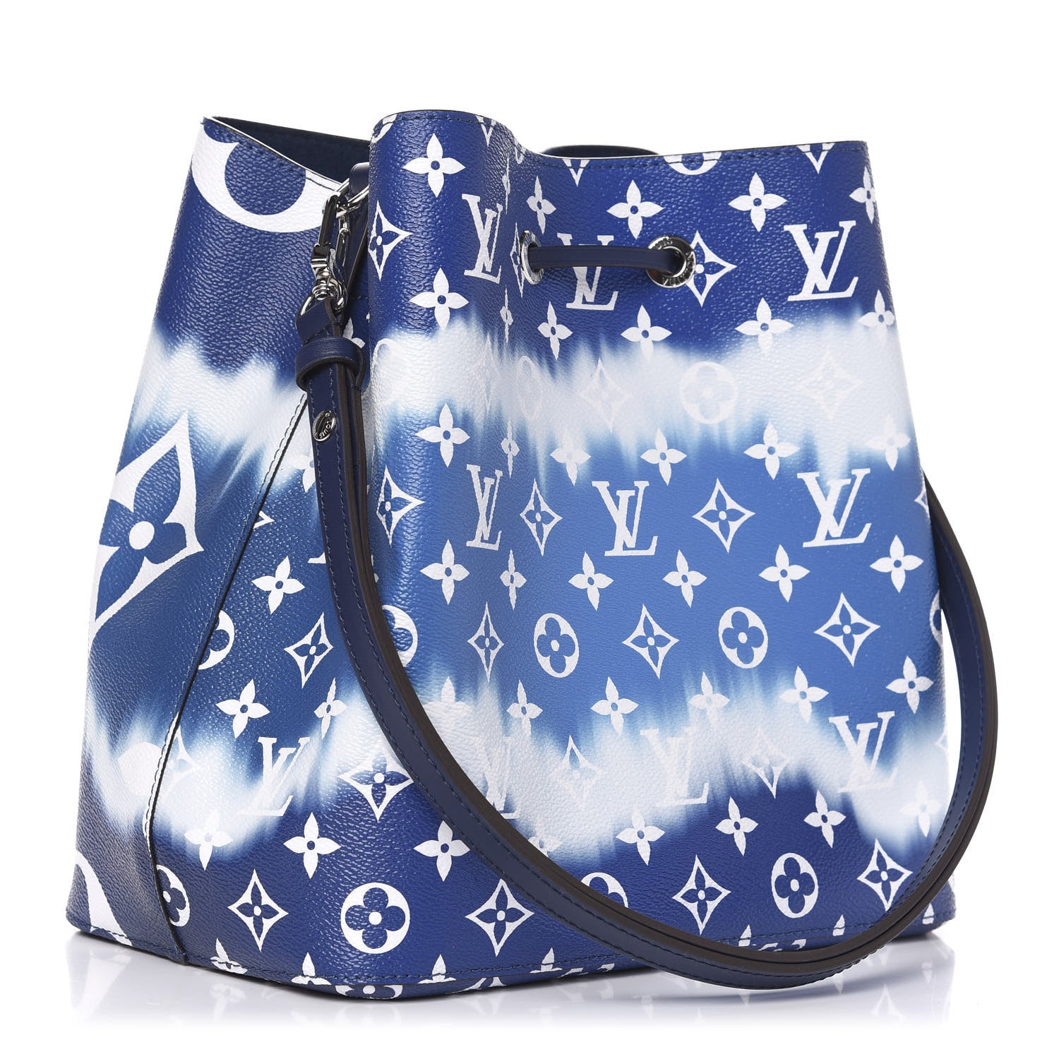 Louis Vuitton Monogram Escale Neonoe MM Blue 3 of 10