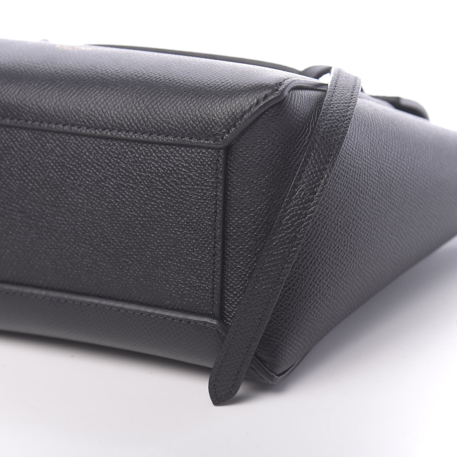 Celine Grained Calfskin Nano Belt Bag Black 9 of 10