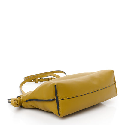 Loewe Calfskin Mini Flamenco Knot Clutch Ochre 4 of 10