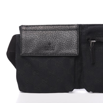 Gucci GG Monogram Double Pocket Belt Bag Black 10 of 10