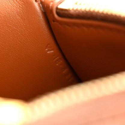Celine Grained Calfskin Triomphe Medium Strap Nino Wallet Tan 8 of 10