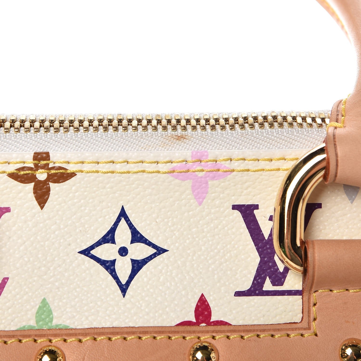 Louis Vuitton Monogram Multicolor Rita White 9 of 12