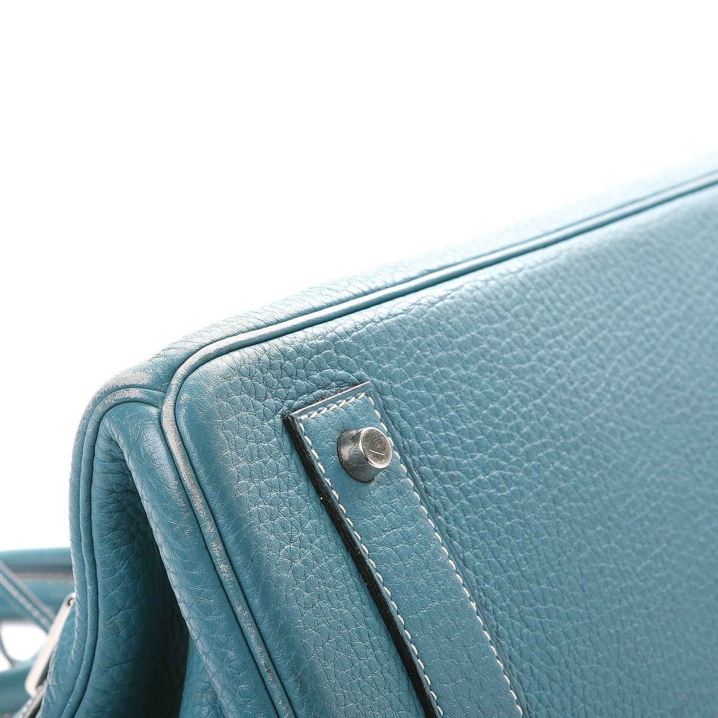 Taurillon Clemence JPG Birkin 42 Blue Jean