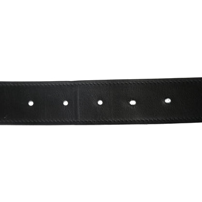Hermes Box Togo 32mm Belt Strap 80 Black Bleu Zanzibar 4 of 5