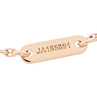 Van Cleef & Arpels 18K Rose Gold Carnelian Sweet Alhambra Heart Bracelet 3 of 5