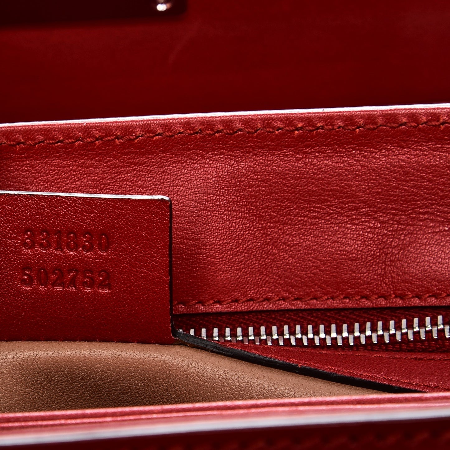 Regent Calfskin Bamboo Medium Lady Lock Top Handle Bag Red